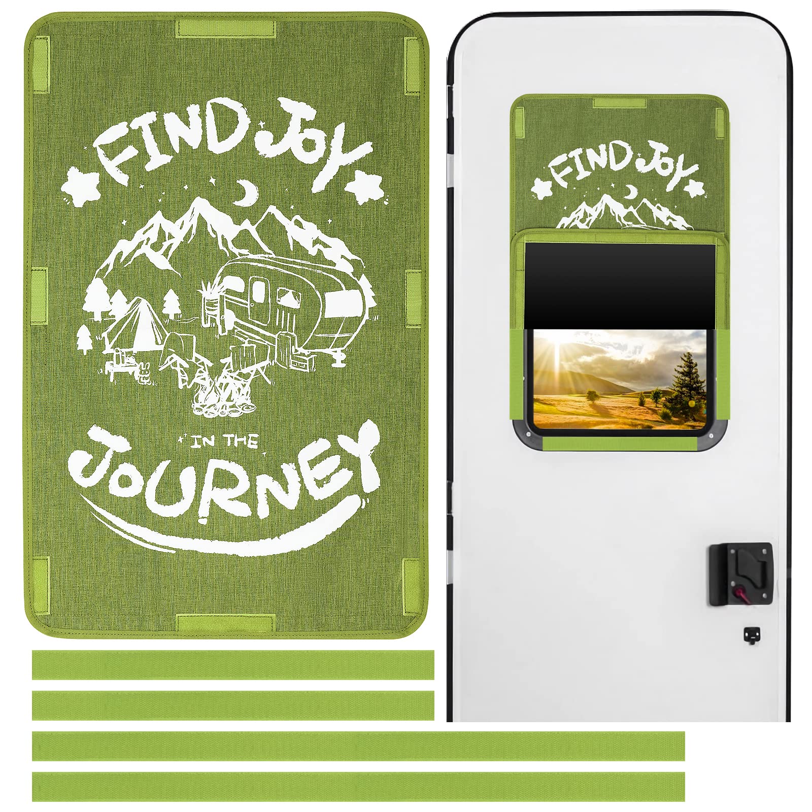 ESUDNT RV Door Window Shade